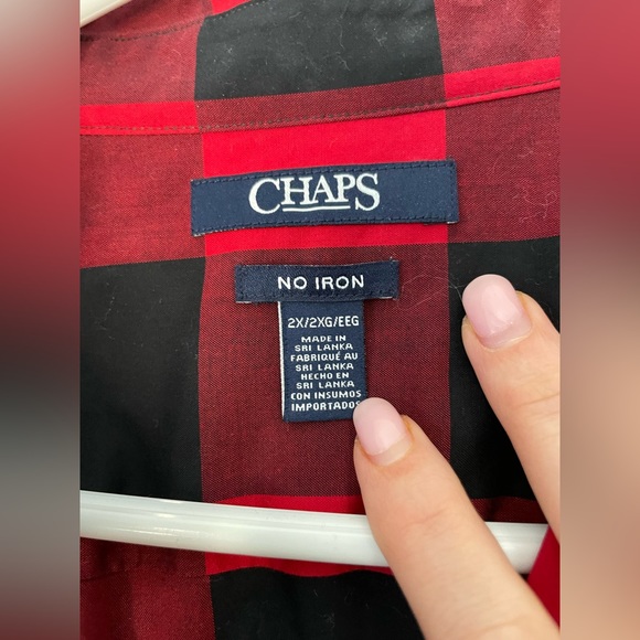 Red plus chaps lumerjack shirt - Picture 3 of 5